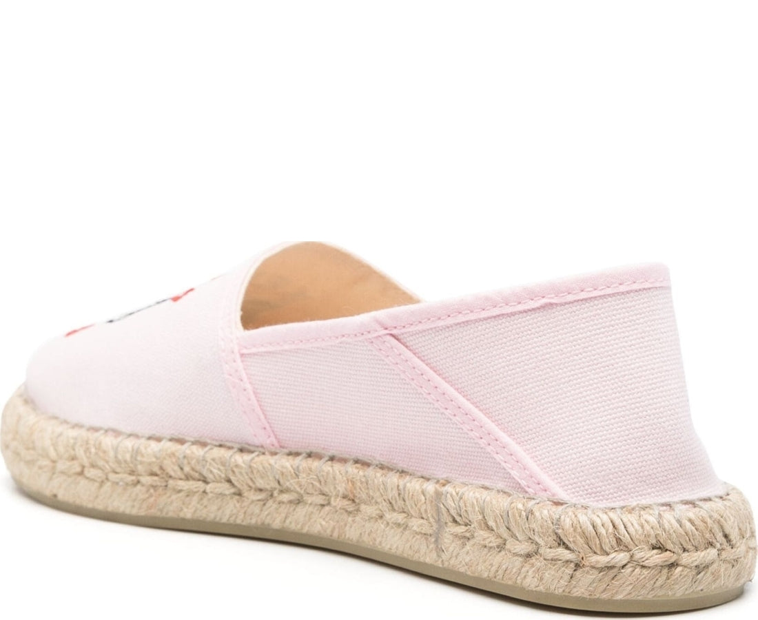 kenzo espadrille slip-on faded pink