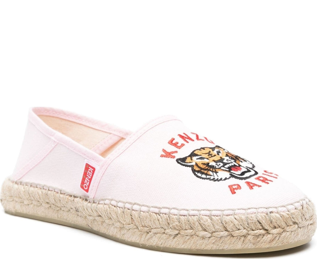 kenzo espadrille slip-on spe faded pink