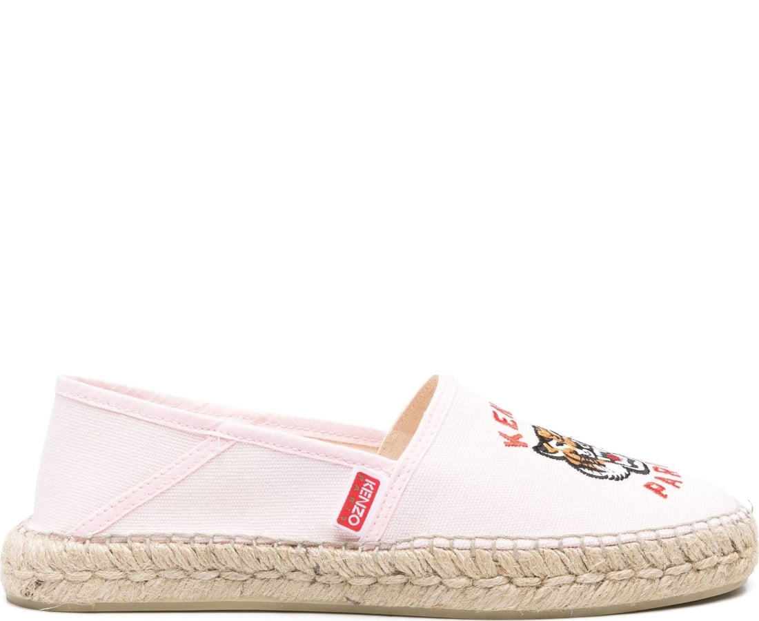 kenzo espadrille slip-on spe faded pink