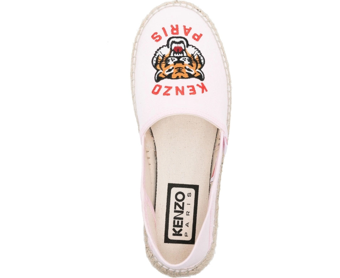 kenzo espadrille slip-on spe faded pink