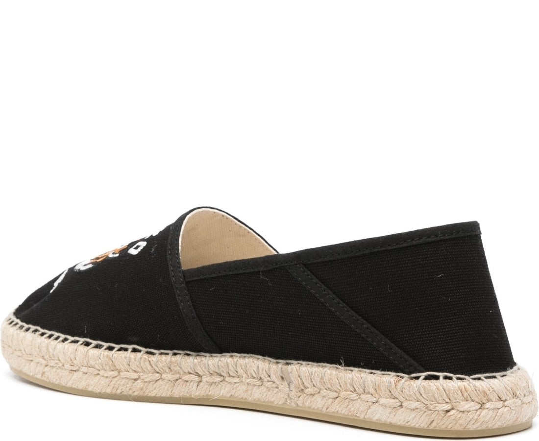 kenzo espadrille slip-on black