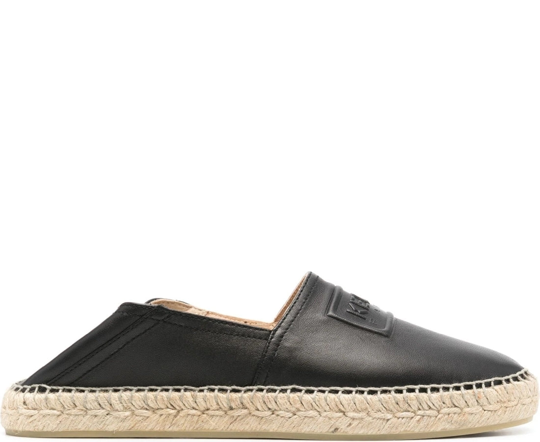 kenzo espadrille slip-on black