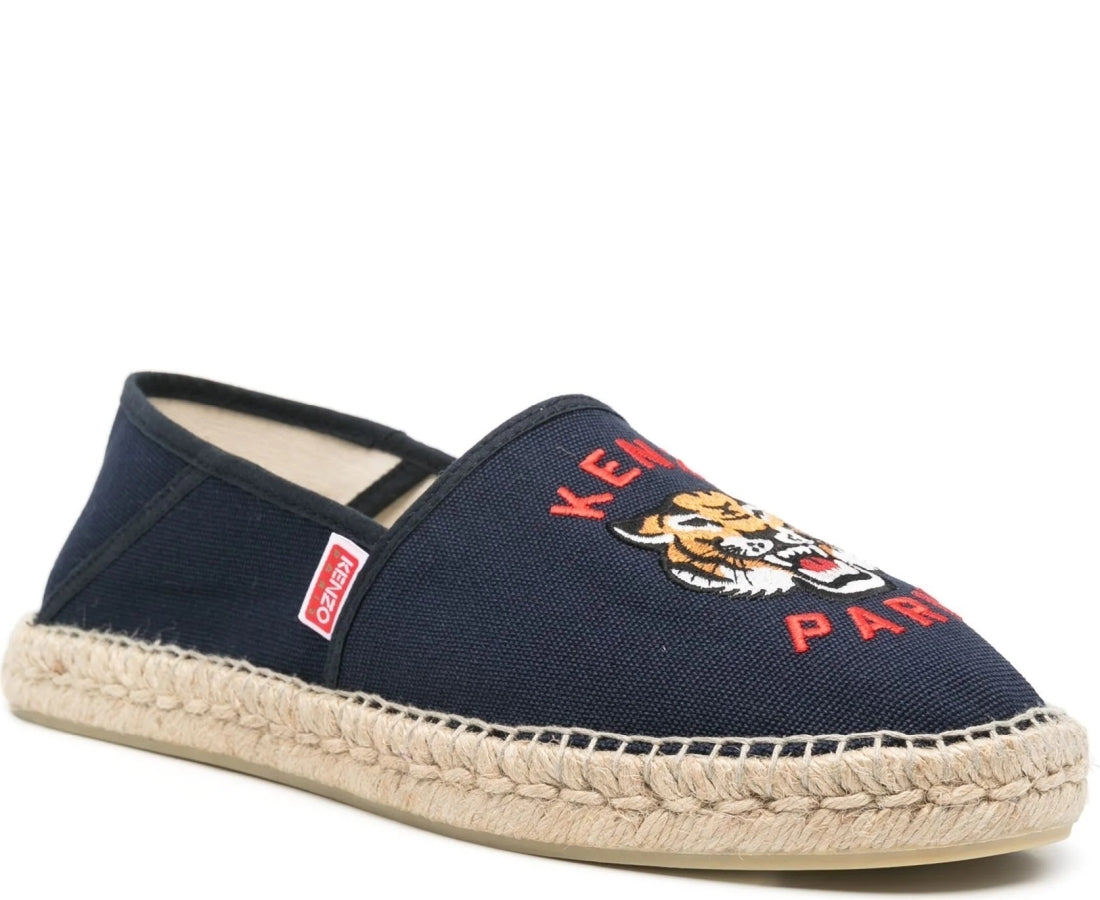 kenzo espadrille slip-on spe midnight blue