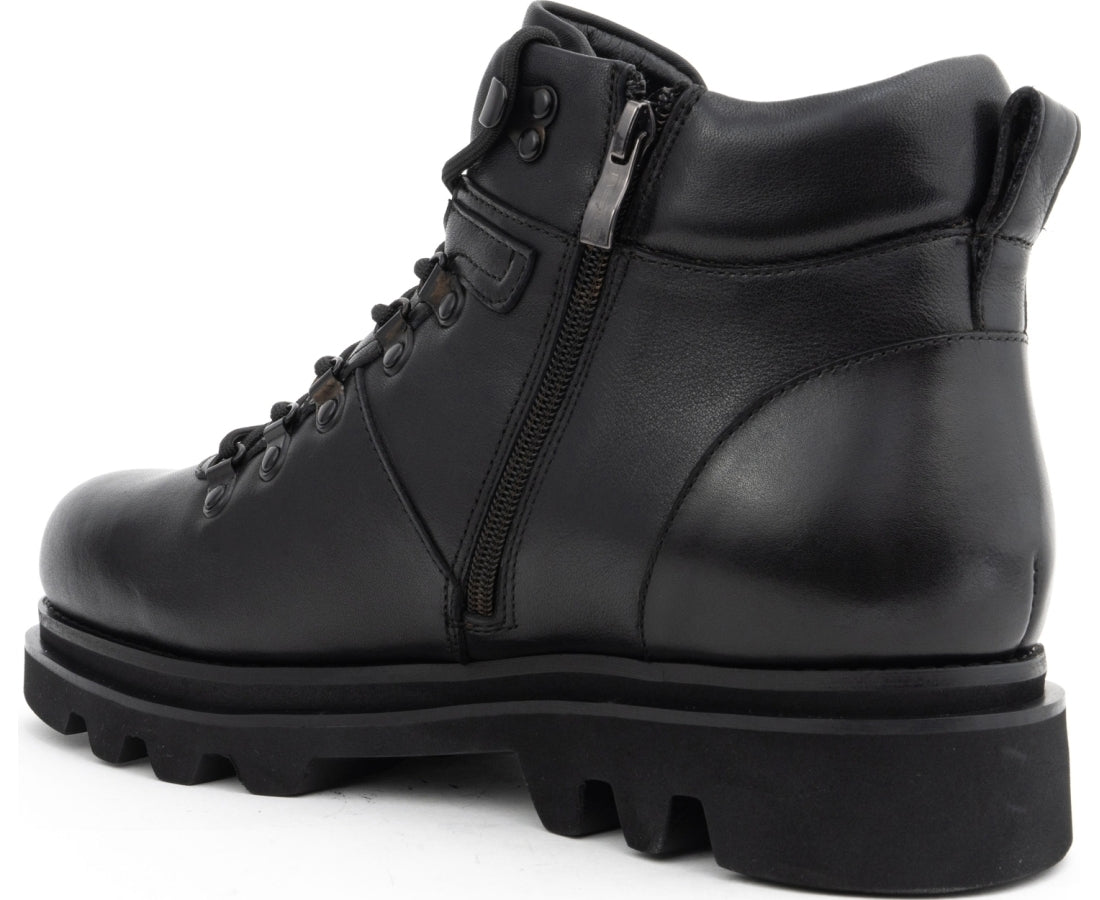 black casual closed booties