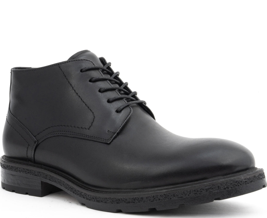 black casual closed booties