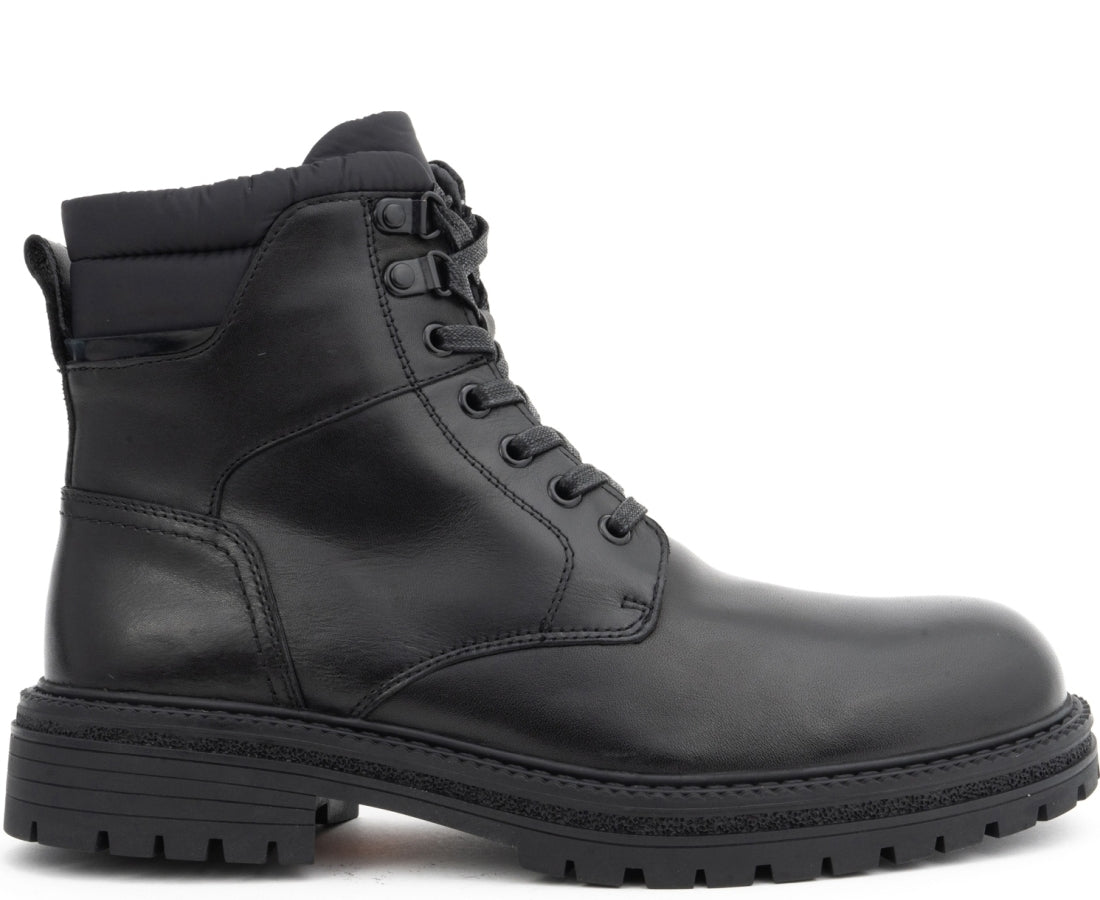 black casual closed booties