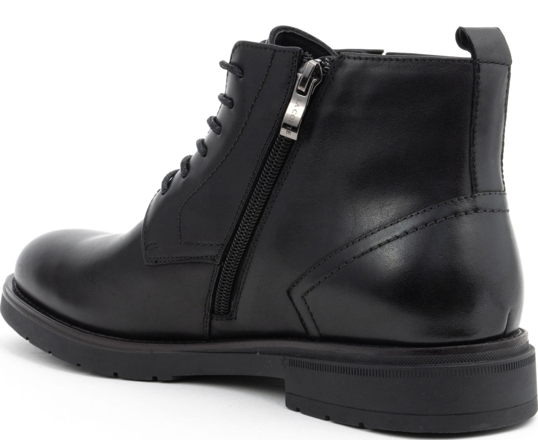 black casual closed booties