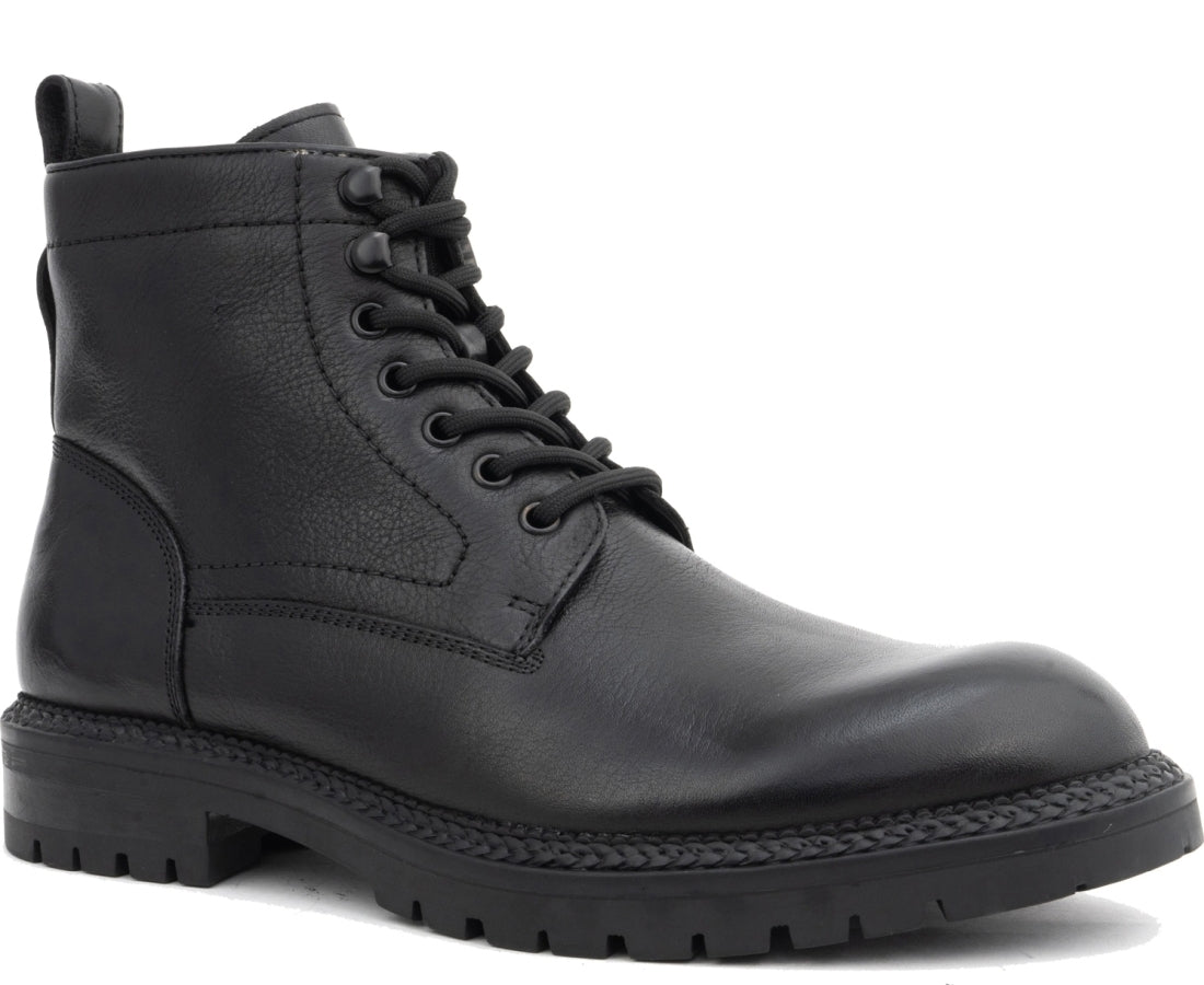 black casual closed booties