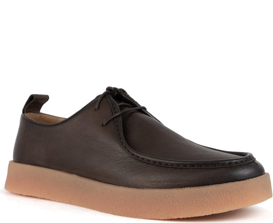 dark brown casual closed mocasins