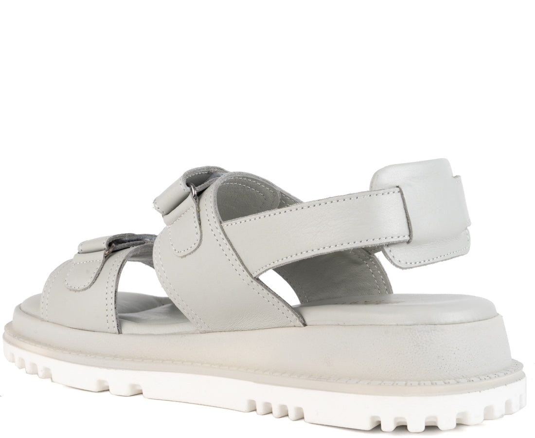 light grey casual open sandals
