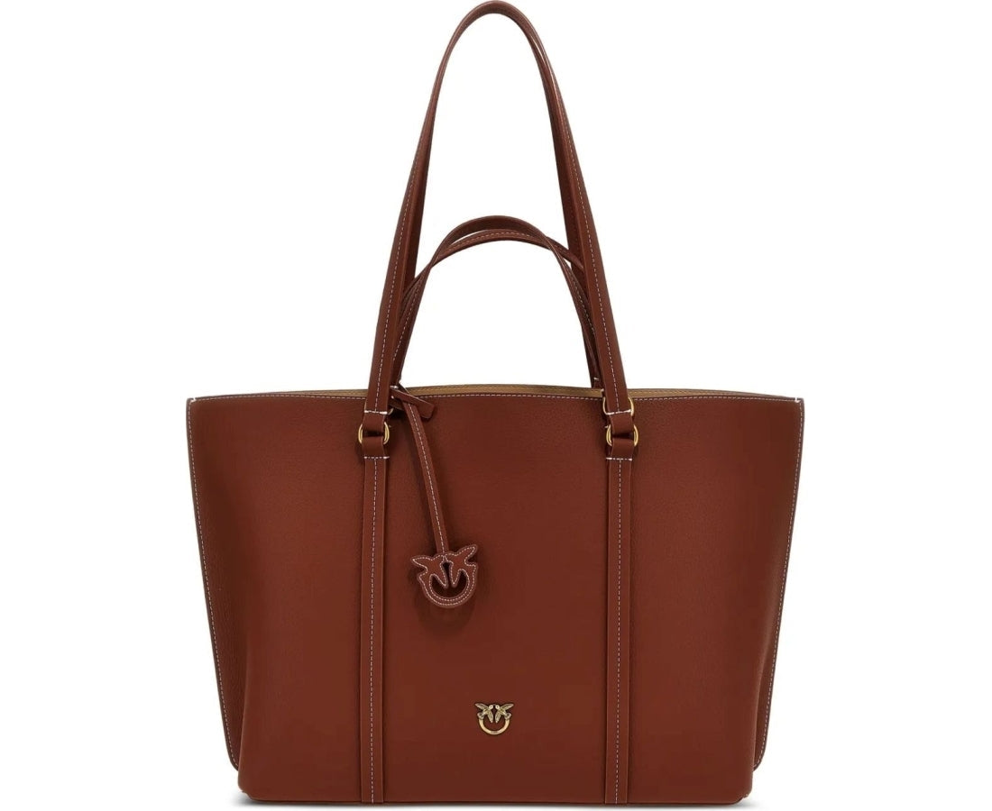 large lovebirds tote bag