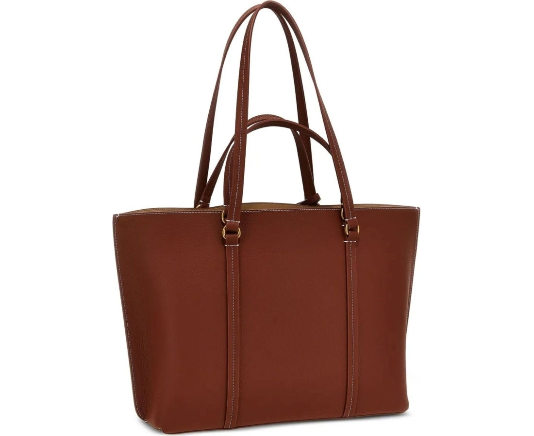 large lovebirds tote bag