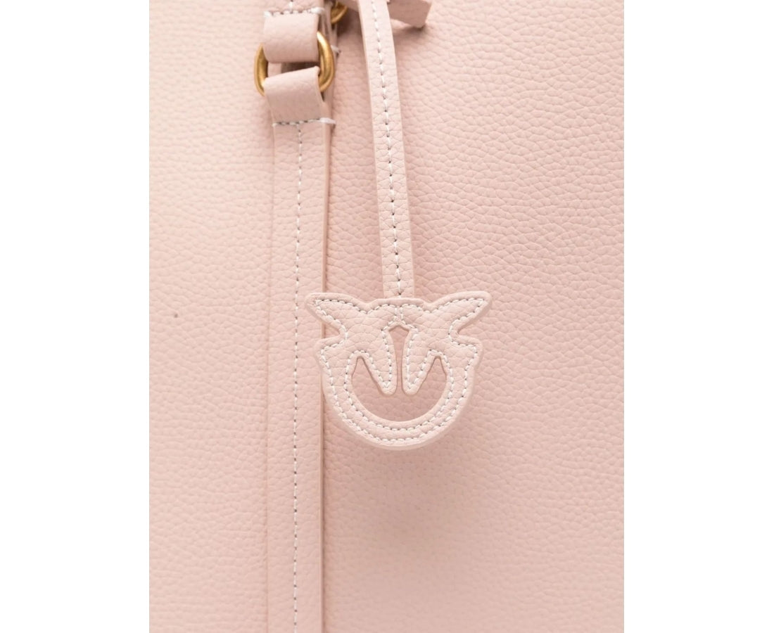 large lovebirds tote bag