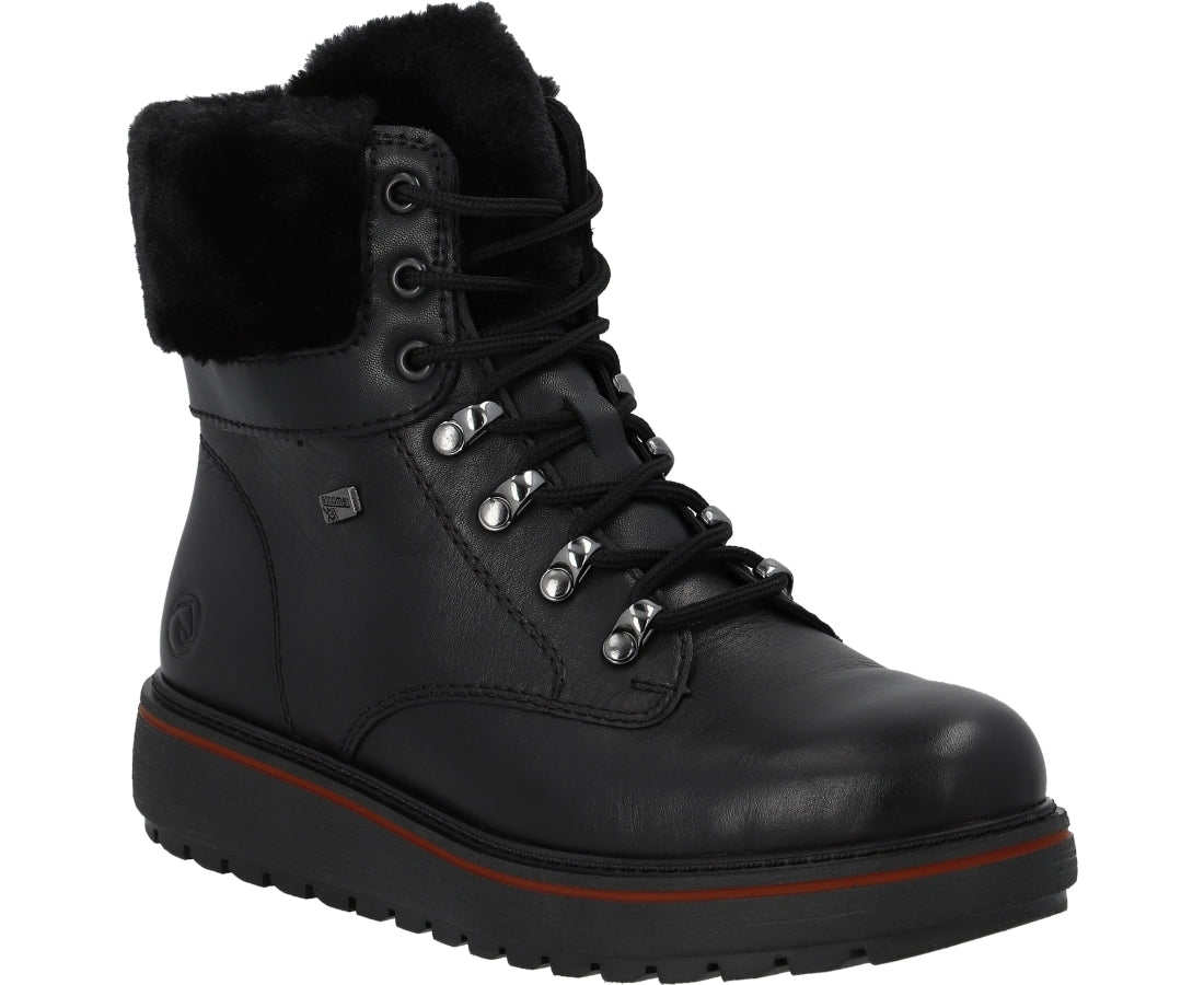 black casual closed booties