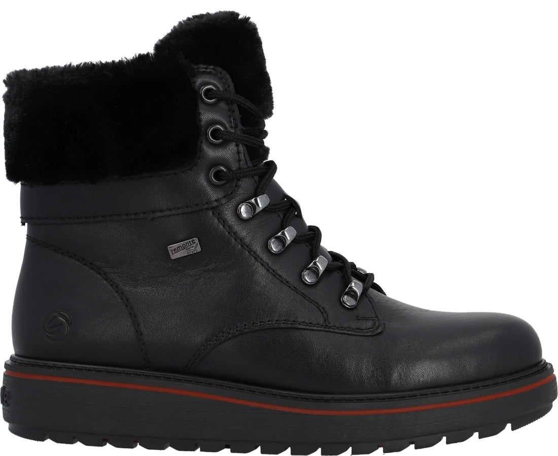 black casual closed booties