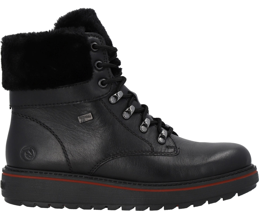 black casual closed booties