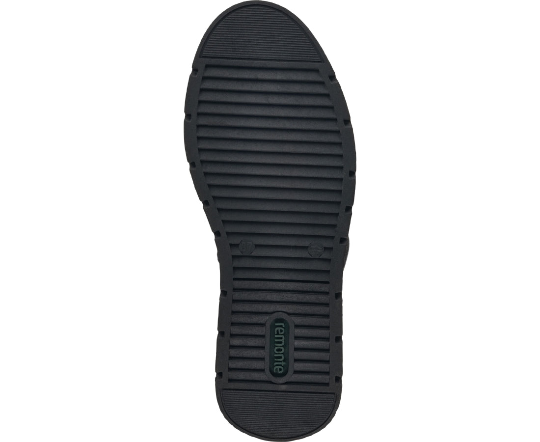 black casual closed boots