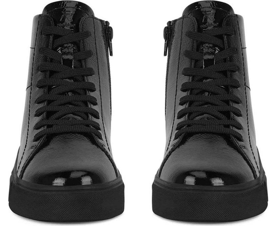 white casual closed ladies mid height boots