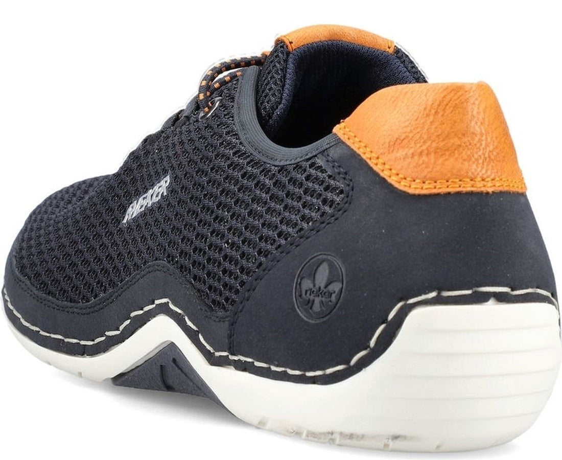 blue casual closed sport shoe