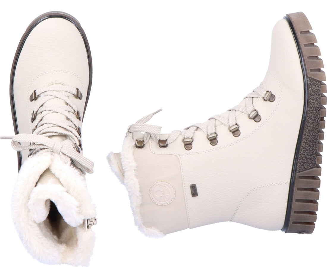 beige casual closed booties