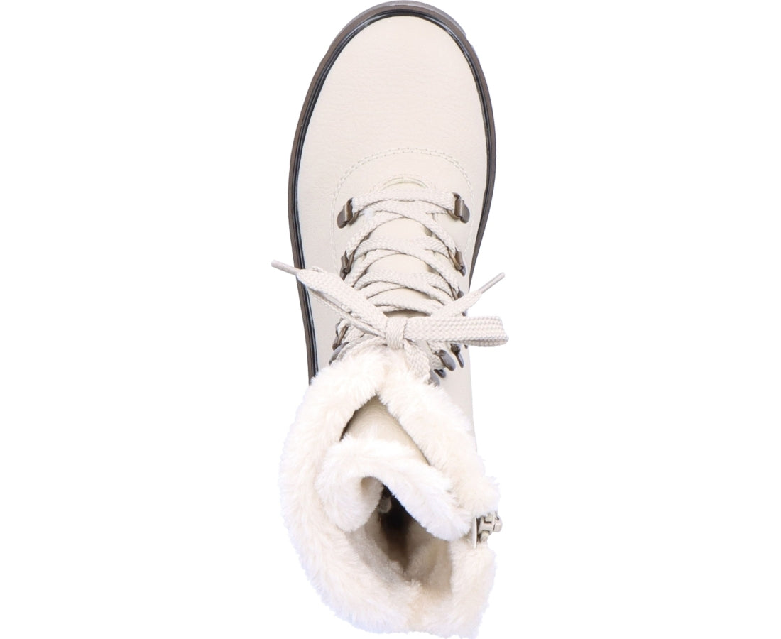 beige casual closed booties