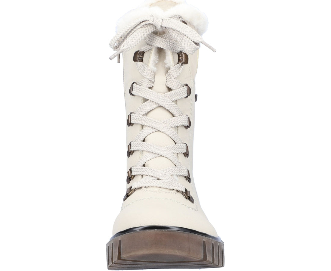 beige casual closed booties