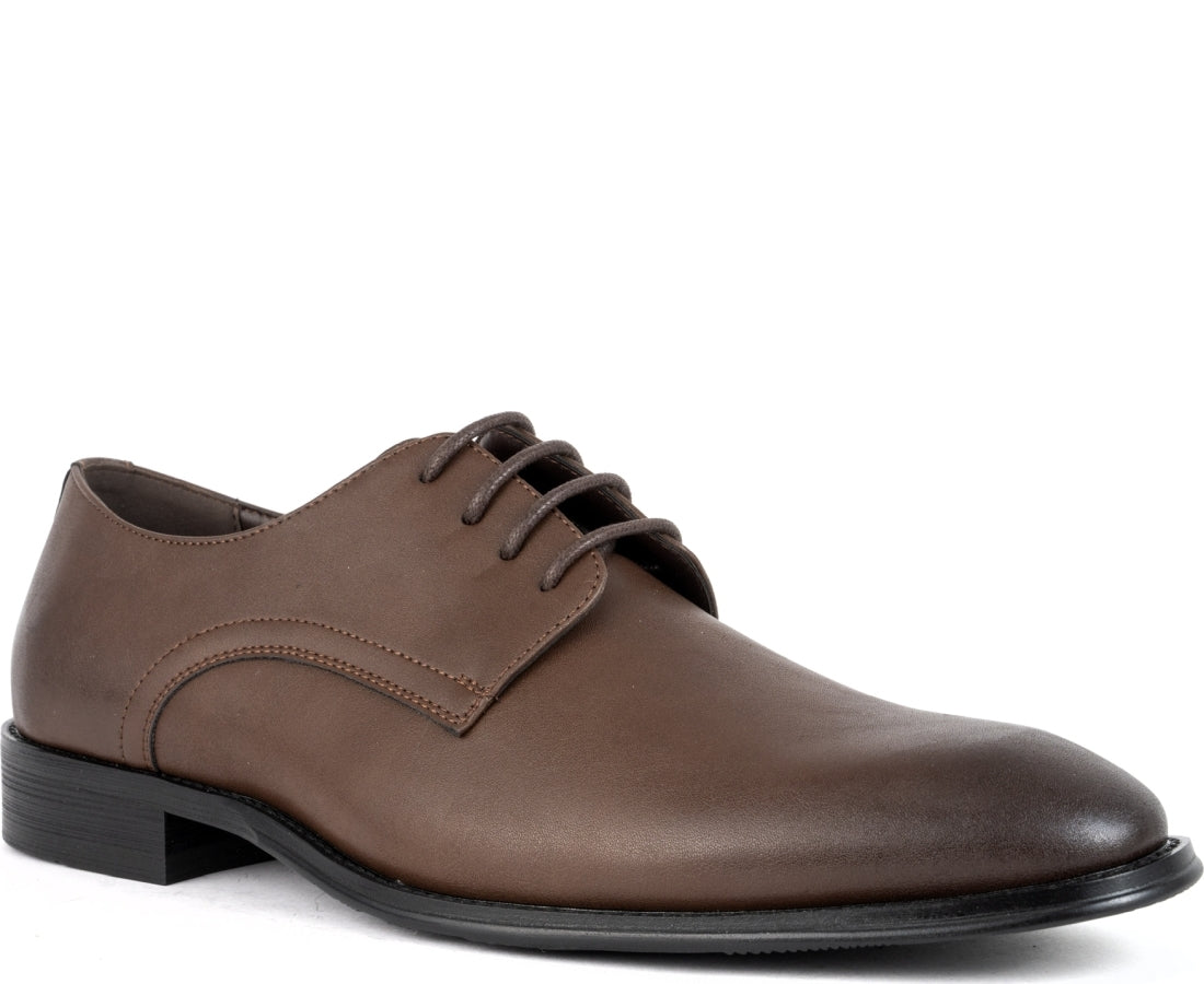 Santino Milano mens brown elegant closed formal shoes R22SS02030