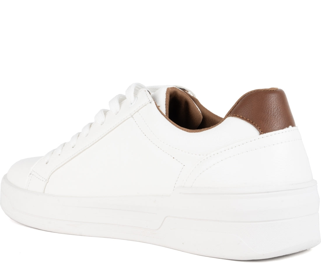 white closed sneakers
