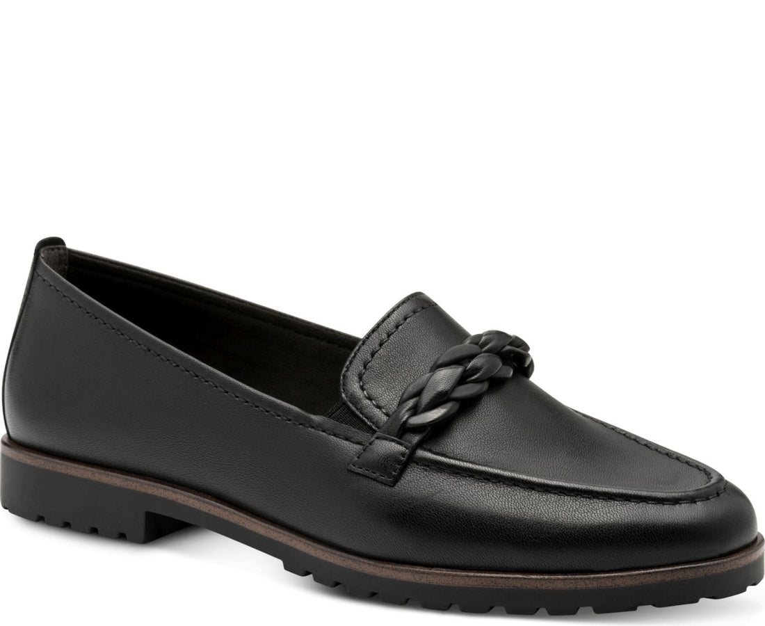 black casual closed slipper