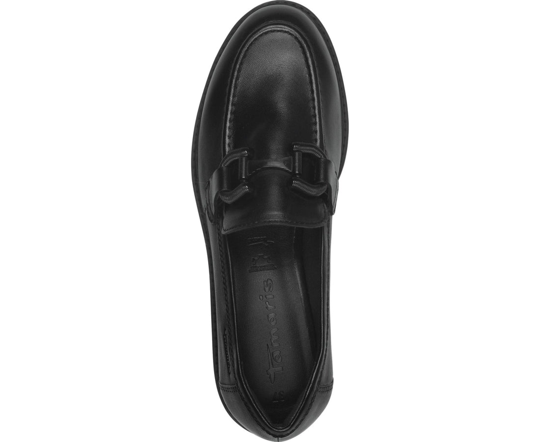 black casual closed slipper
