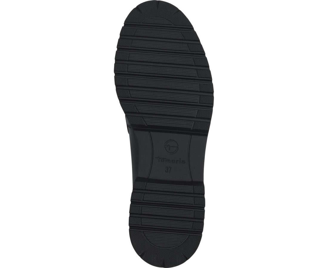 black casual closed slipper