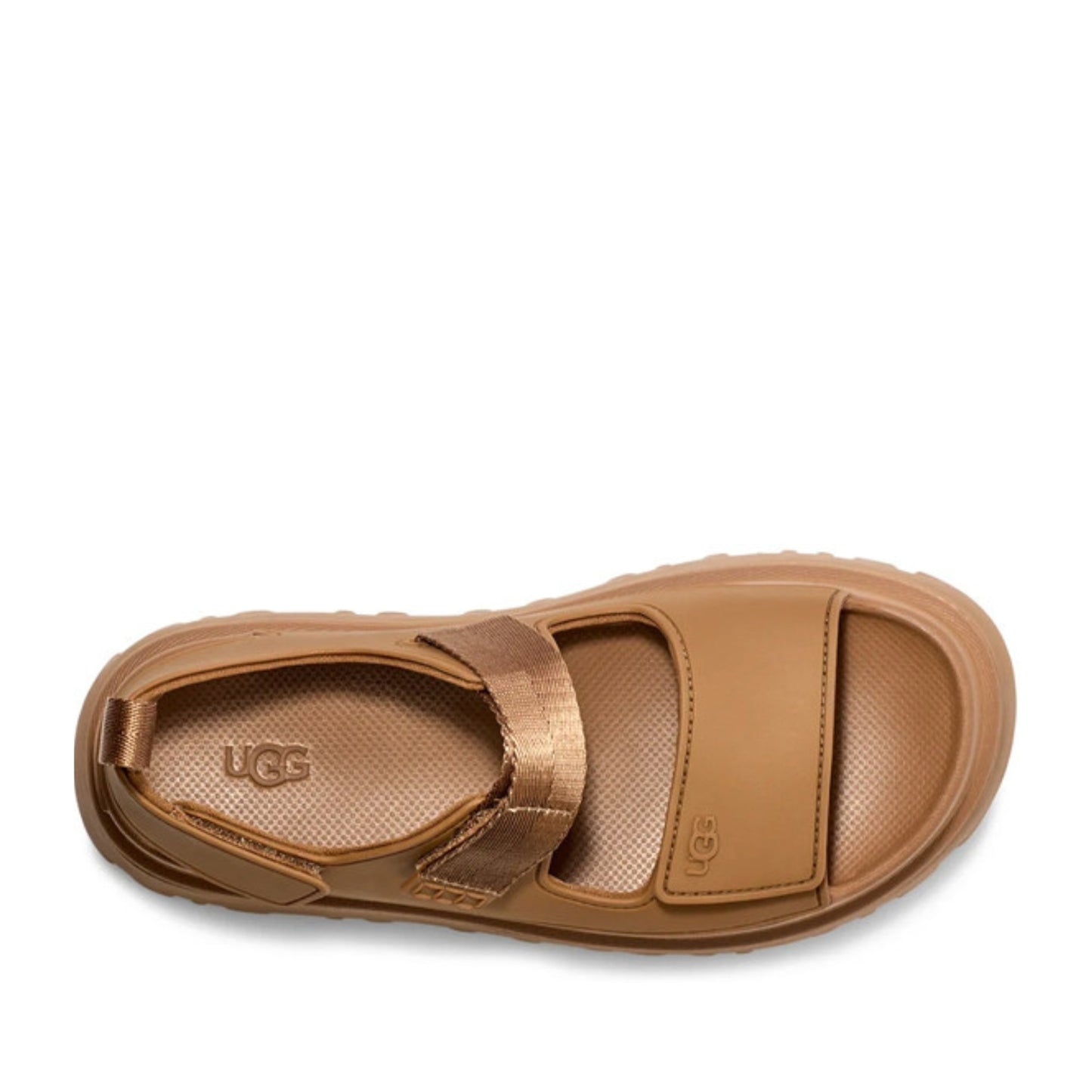 GoldenGlow Women's Brown Open-Toe Sandals