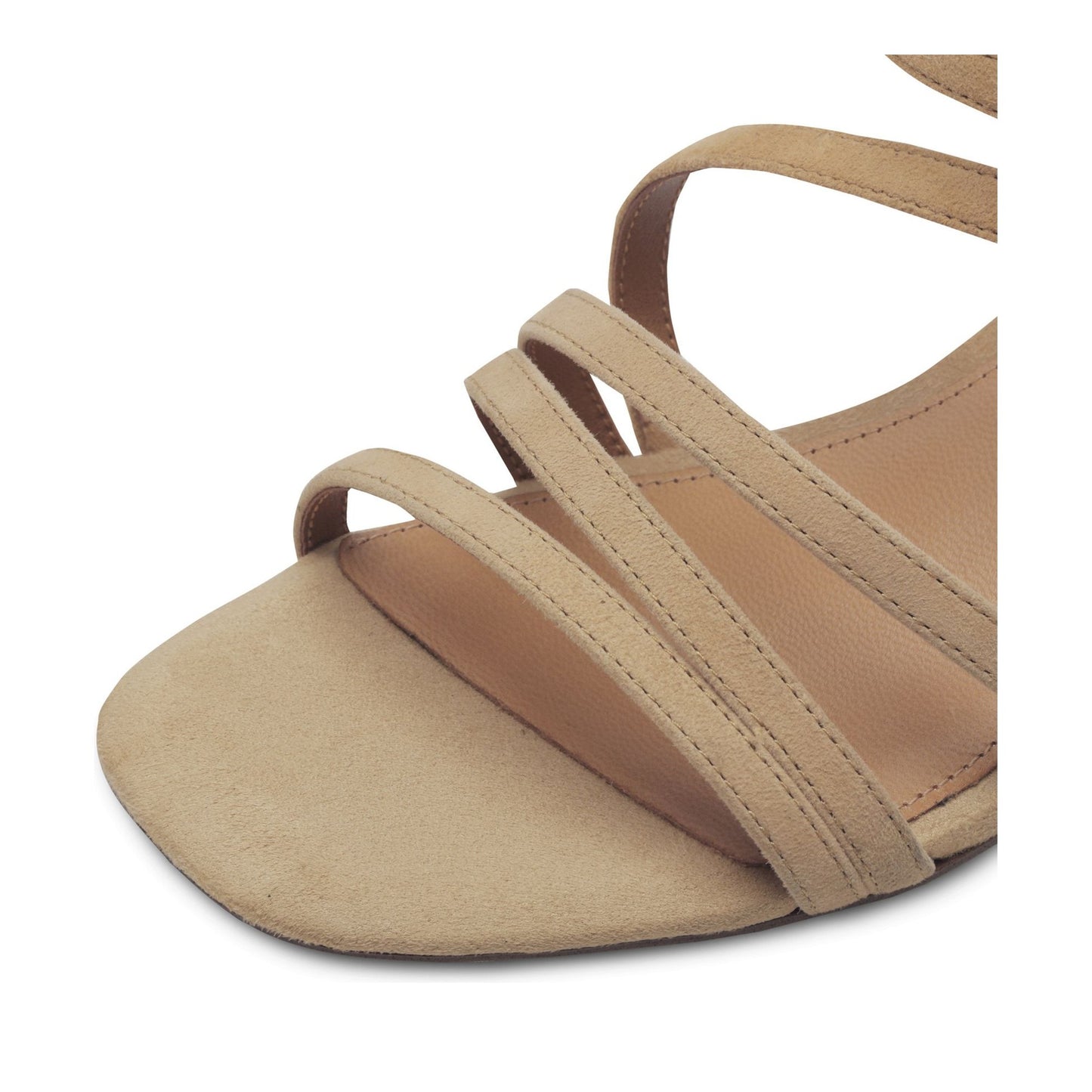 Women's Beige Open-Toe Sandals