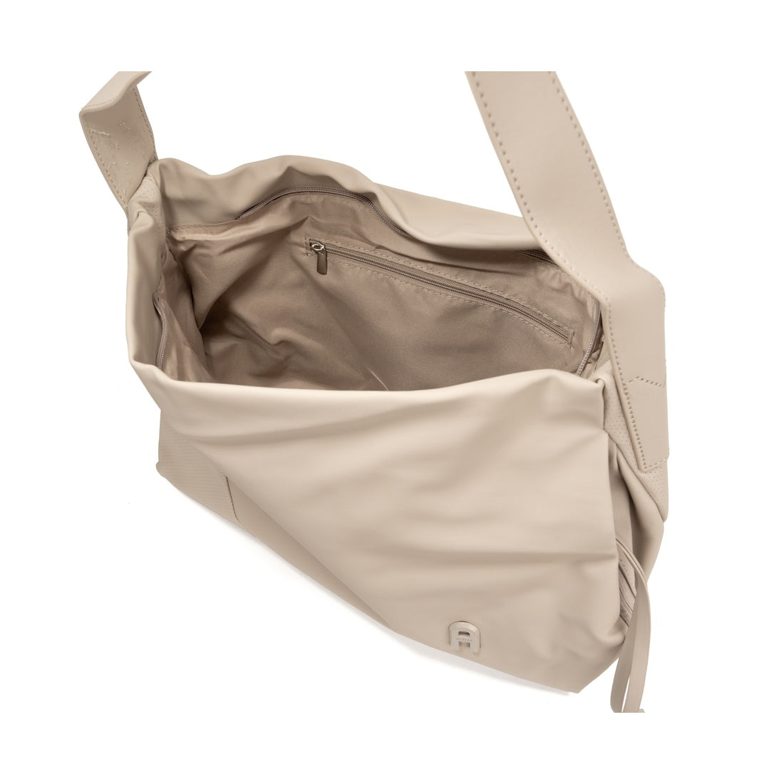 oatmeal beige shoul bag