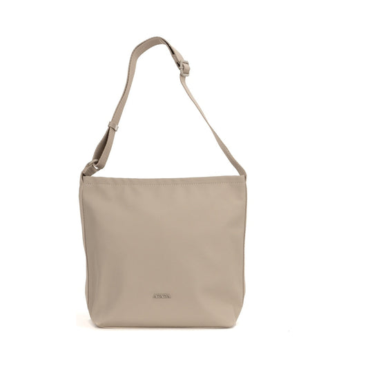 beige shoul bag