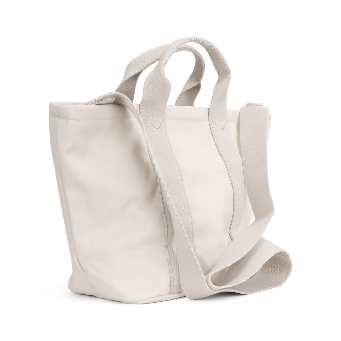 beige tote bag