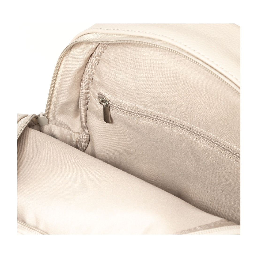 oatmeal beige backpack