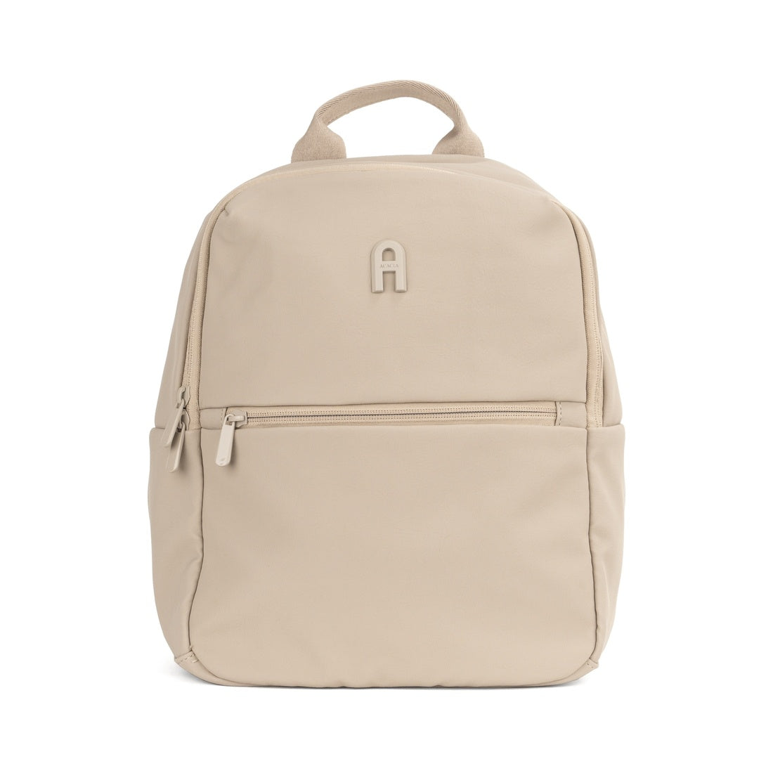 beige backpack