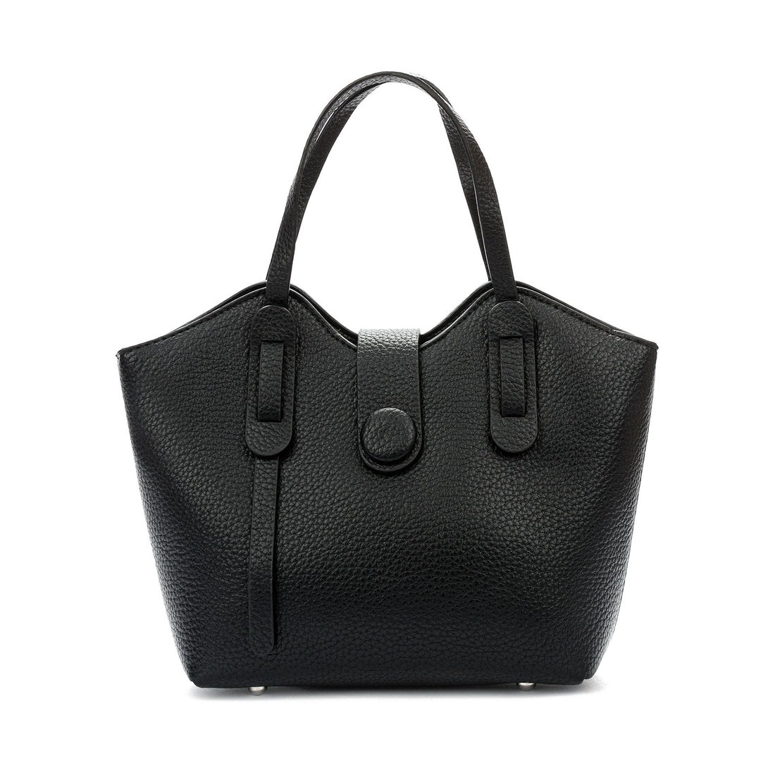 black casual tote bag
