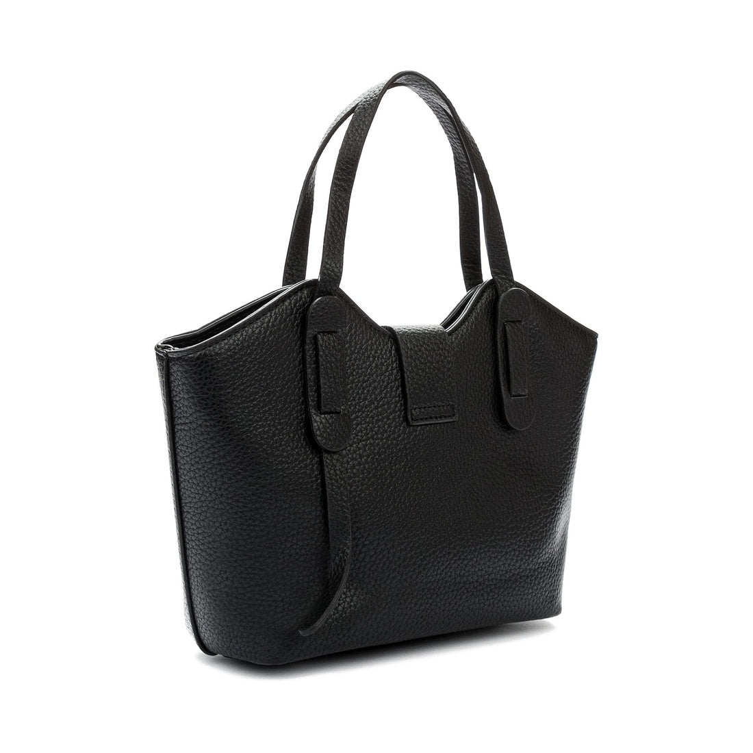 black casual tote bag