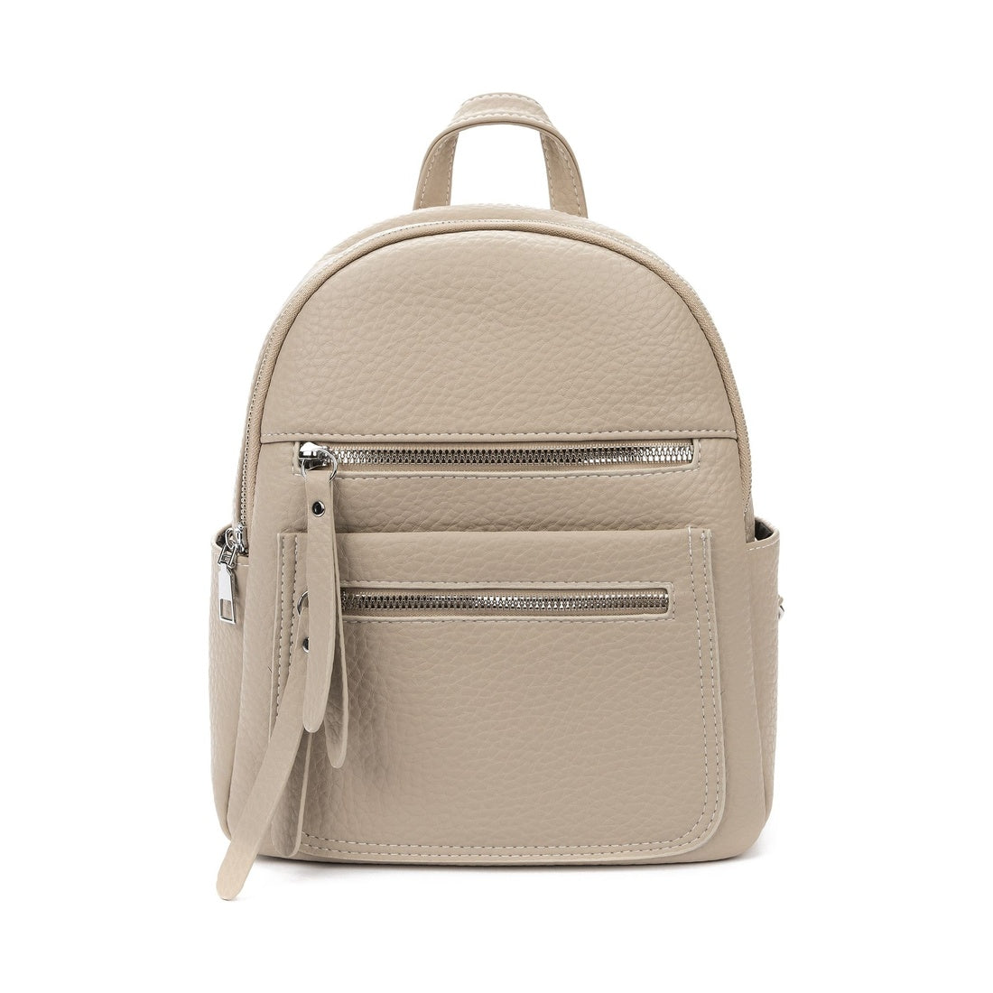 beige casual backpack