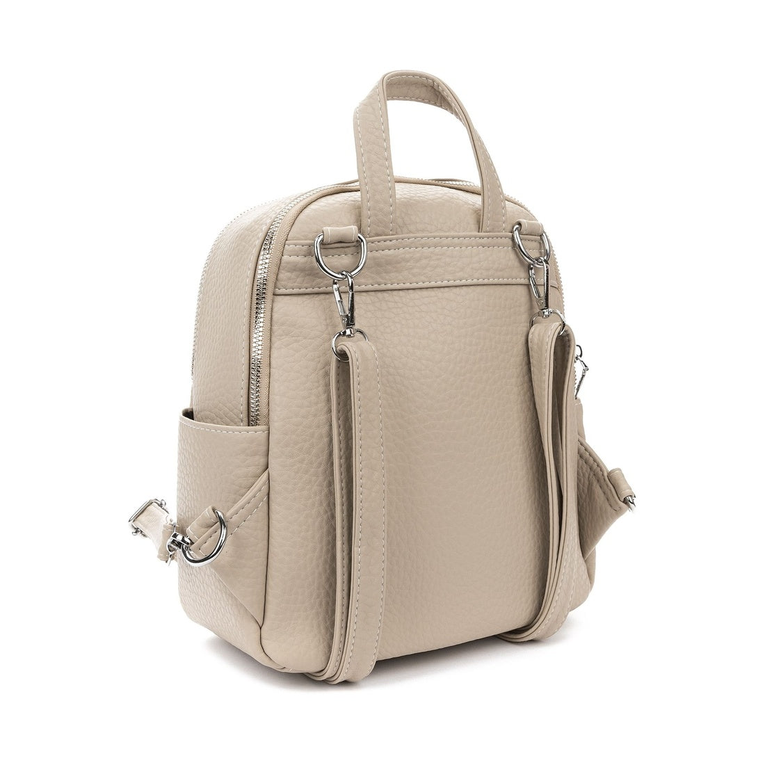 beige casual backpack