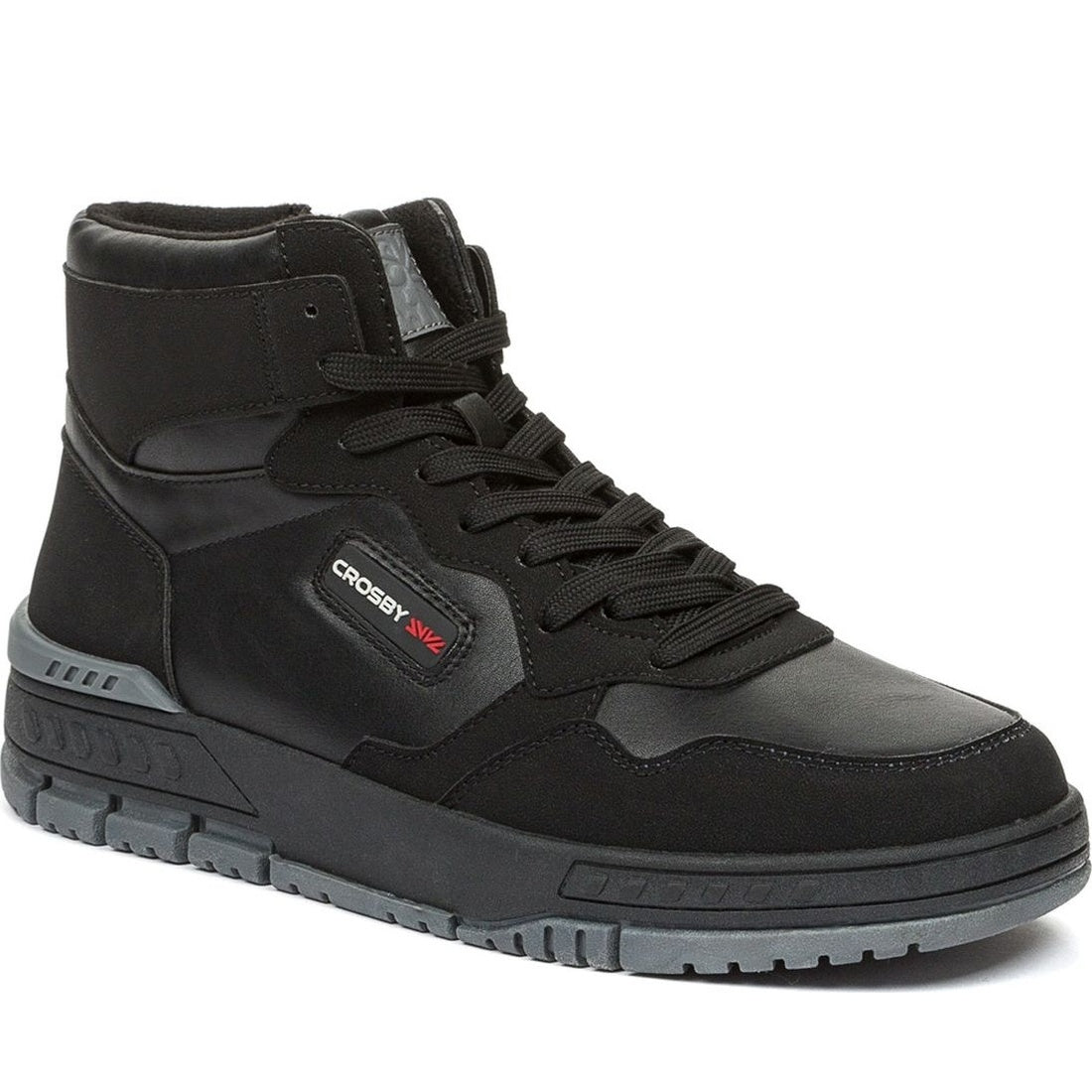 black casual closed booties