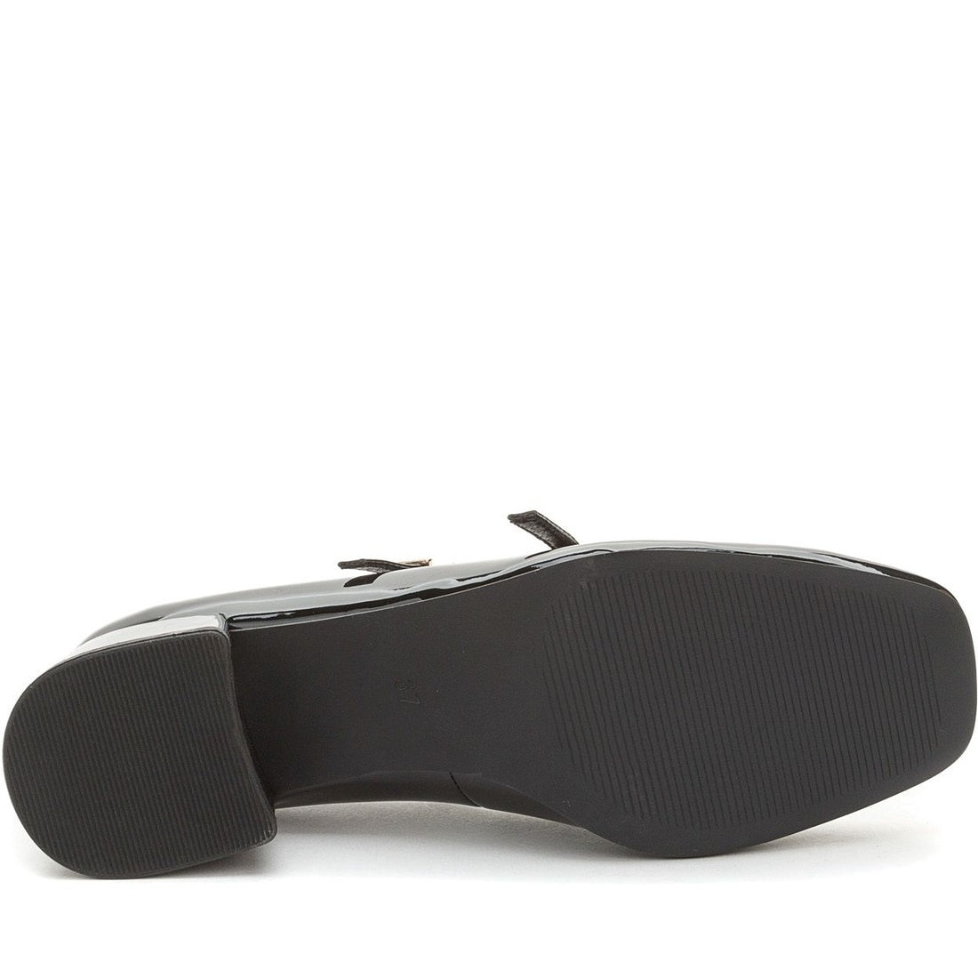 black elegant closed ballerinas