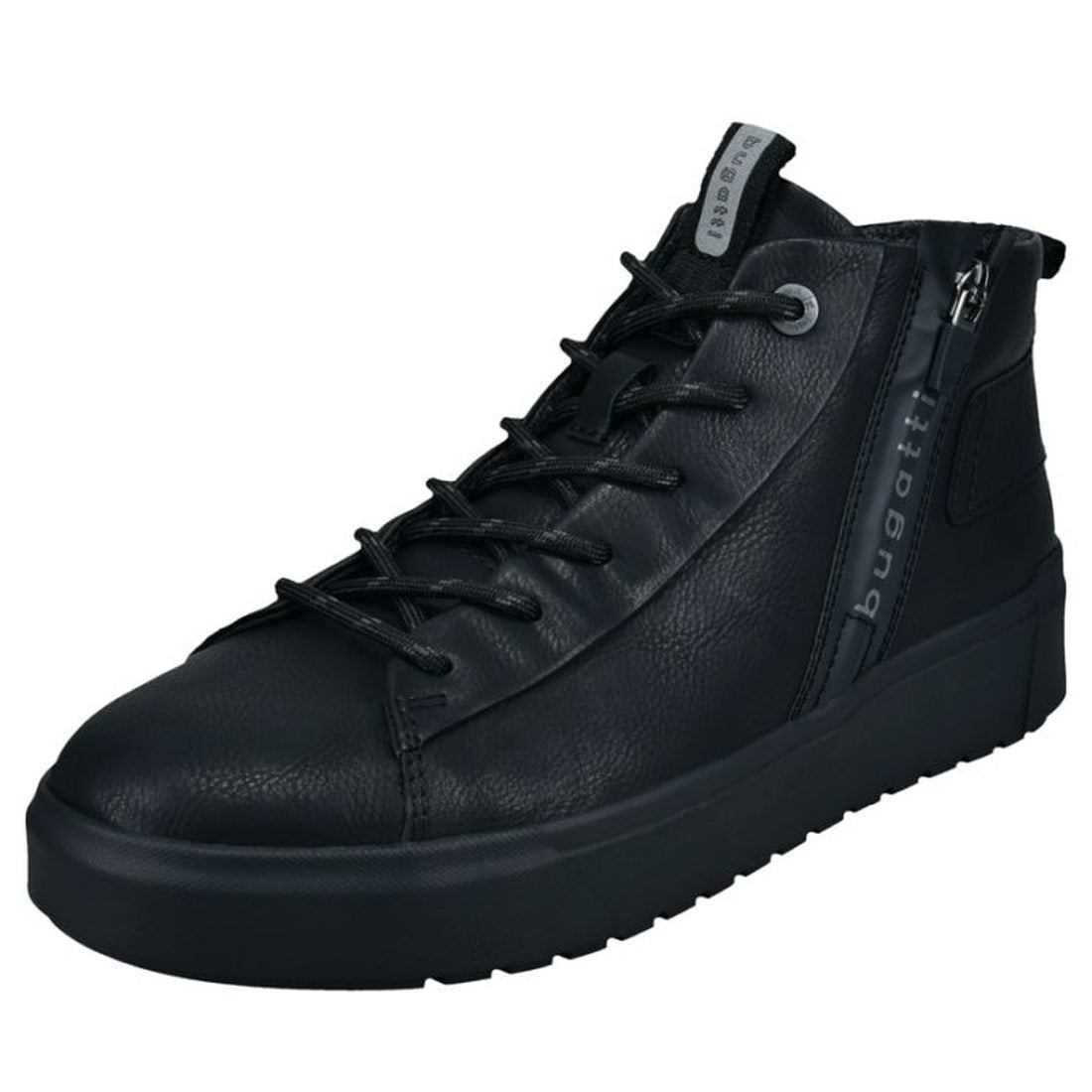 black casual closed booties