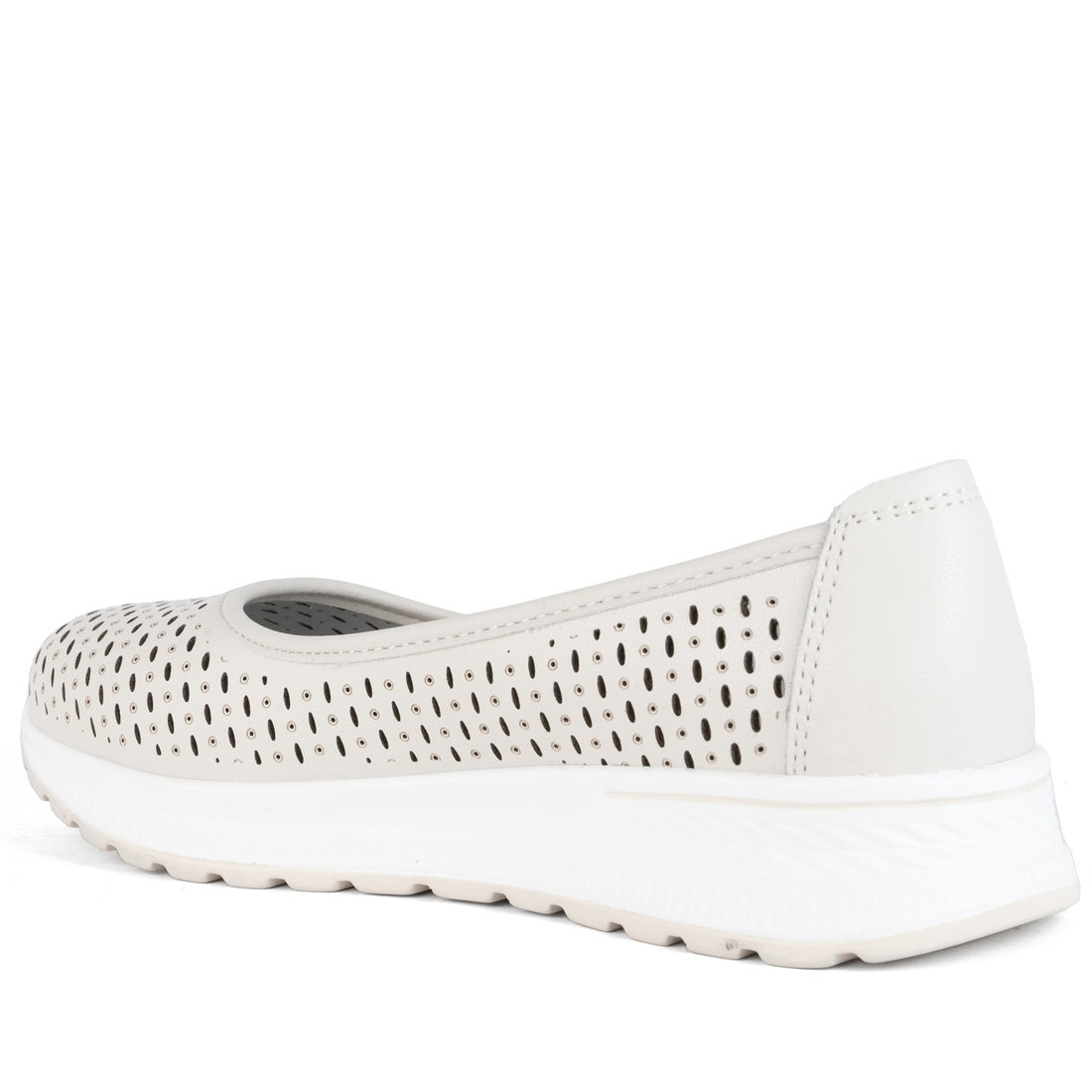 beige casual closed ballerinas