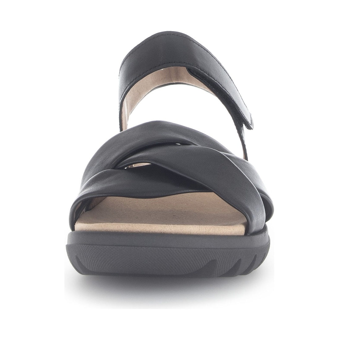 schwarz casual open sandals