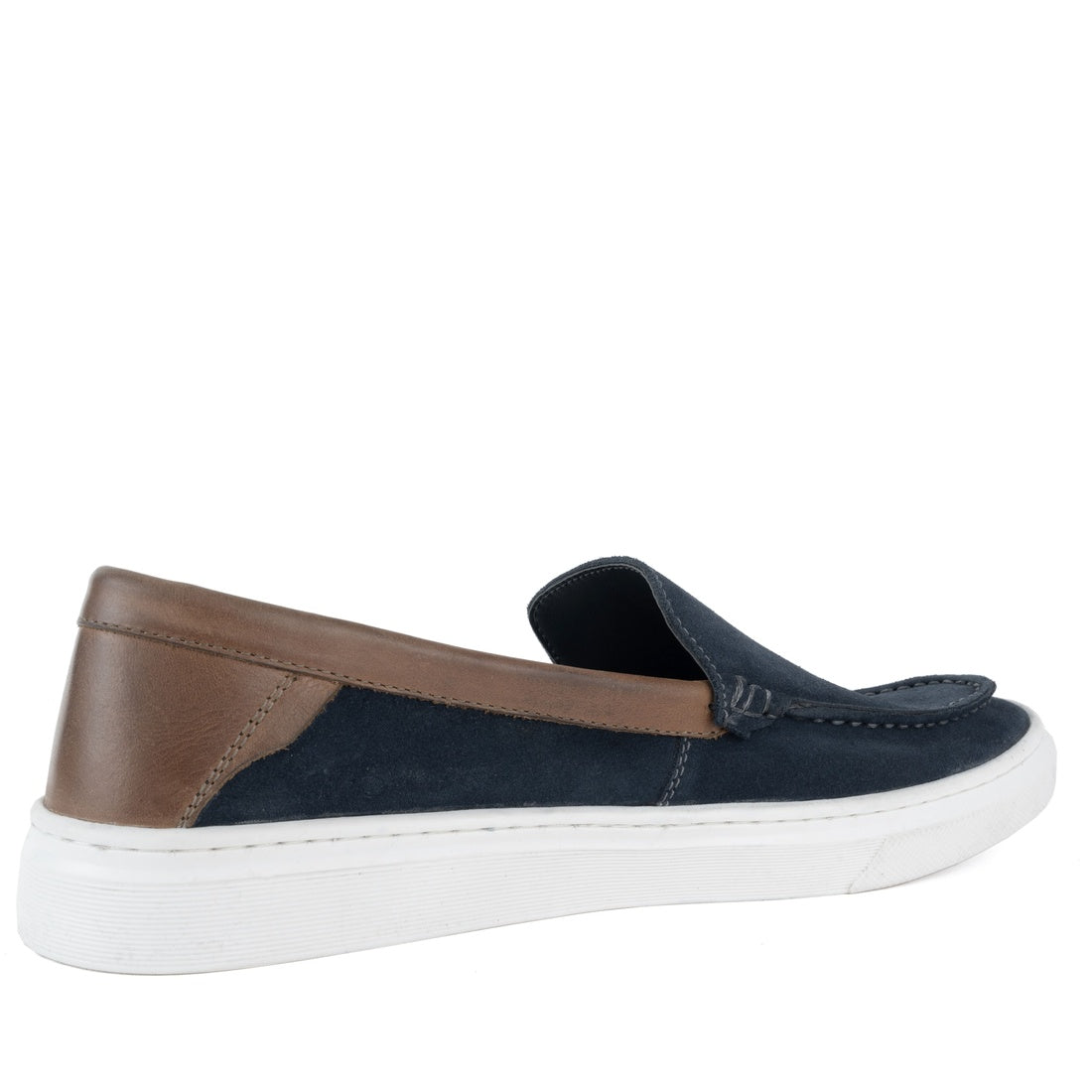 navy casual closed mocasins