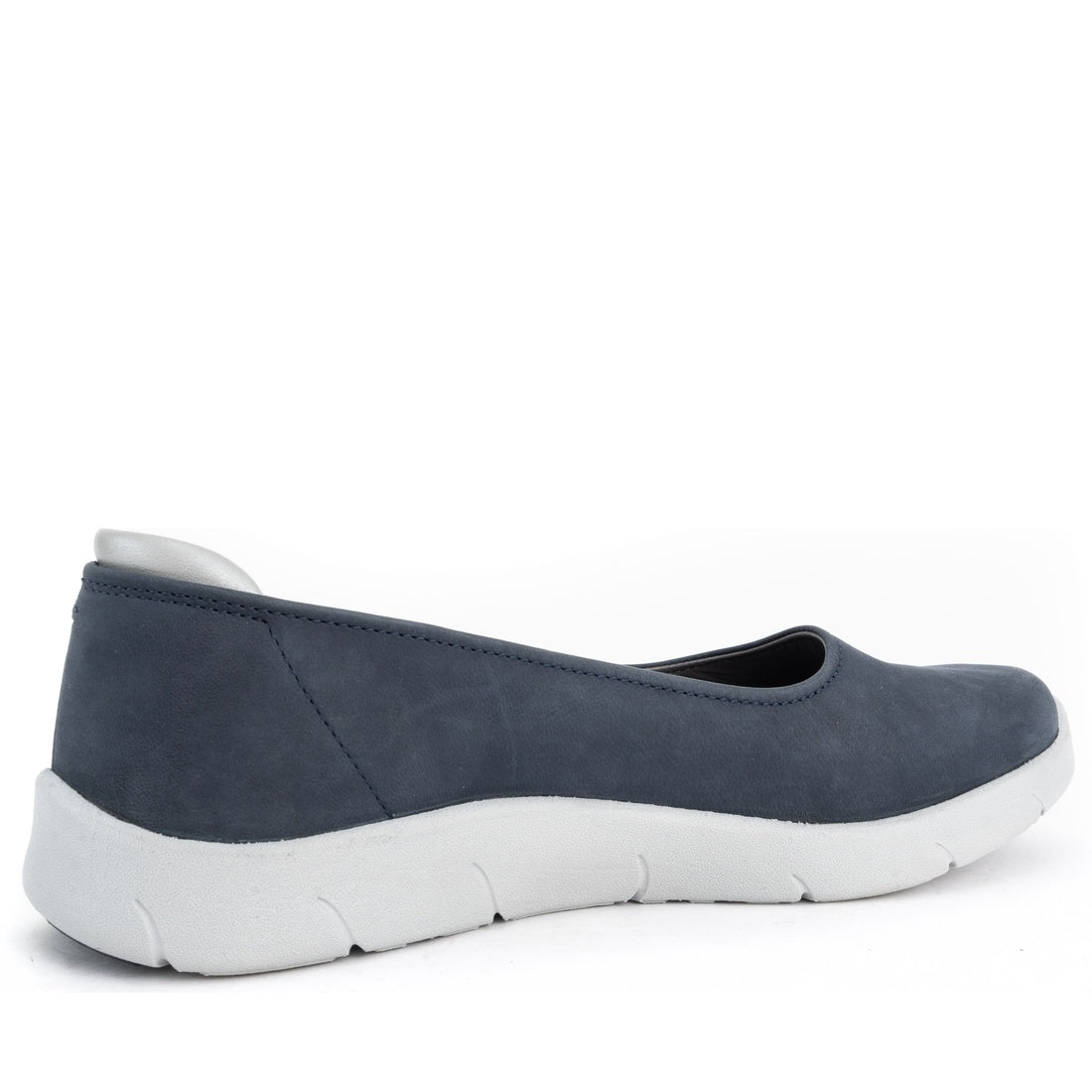 navy casual closed ballerinas