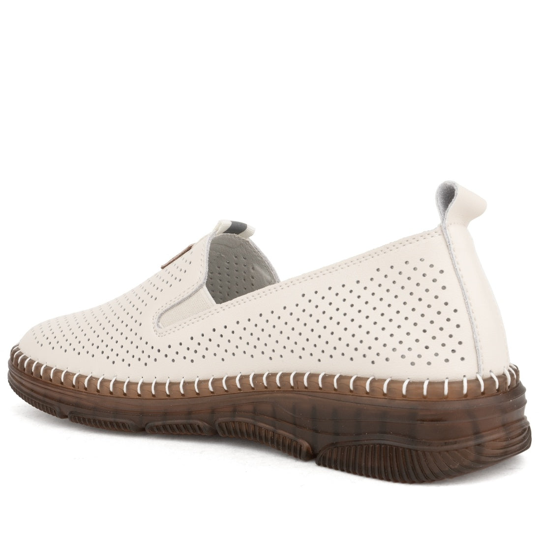 beige casual closed ballerinas